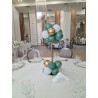 Aranjament pentru masa GREEN SAGE BALLOONS