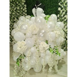 ROCHIE DIN BALOANE SI FLORI WHITE BRIDE